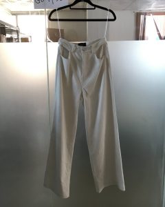 Women's white trousers