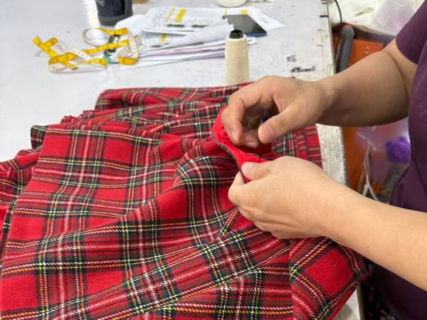 Quality control inspection during apparel production