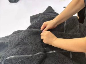 Quality control inspection during apparel production
