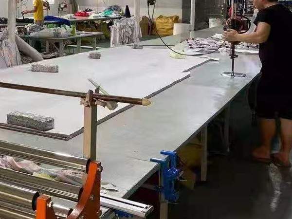 Small apparel production run in our factory